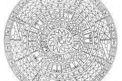 Mandala a colorier adulte difficile 25